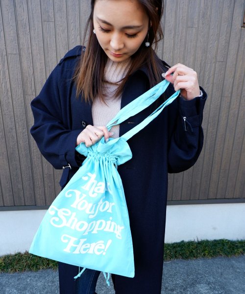 FRUIT OF THE LOOM(フルーツオブザルーム)/TYSH DRAWSTRING TOTE/ｸﾞﾘｰﾝ