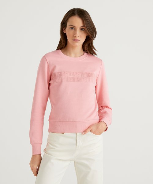 セール ブランドロゴコンパクトスウェットトレーナー ベネトン レディース Benetton Women Magaseek セール ブランドロゴコンパクトスウェットトレーナー ベネトン レディース Benetton Women Magaseek