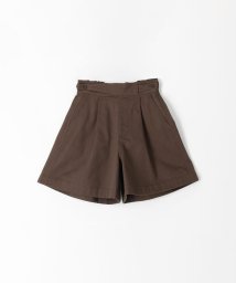 TOMORROWLAND BOYS & GIRLS(TOMORROWLAND BOYS AND GIRLS)/COTTON TWIL SHORT PANTS/49ダークブラウン