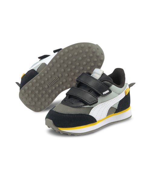 PUMA(PUMA)/ベビー フューチャーライダー アニマルズ V INF スニーカー 12－16cm/GRAYVIOLET-PUMAWHITE