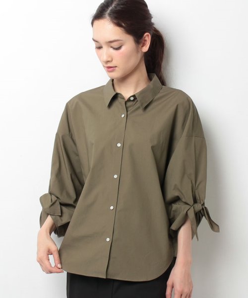 セール タイプライター袖リボンシャツ アルアバイル Allureville Magaseek