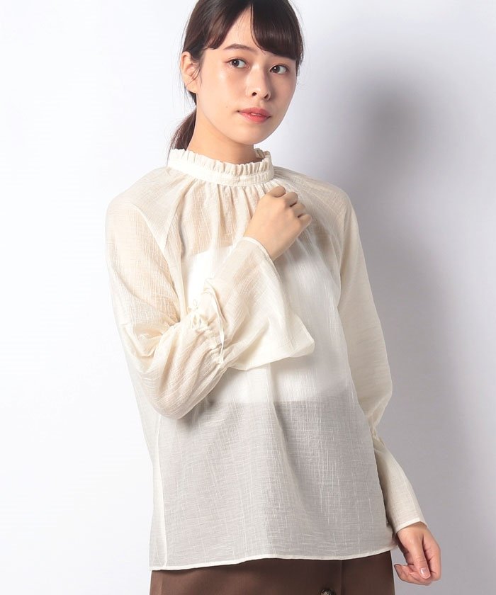 セール カールマイヤーキャンディースリーブブラウス アルアバイル Allureville Magaseek