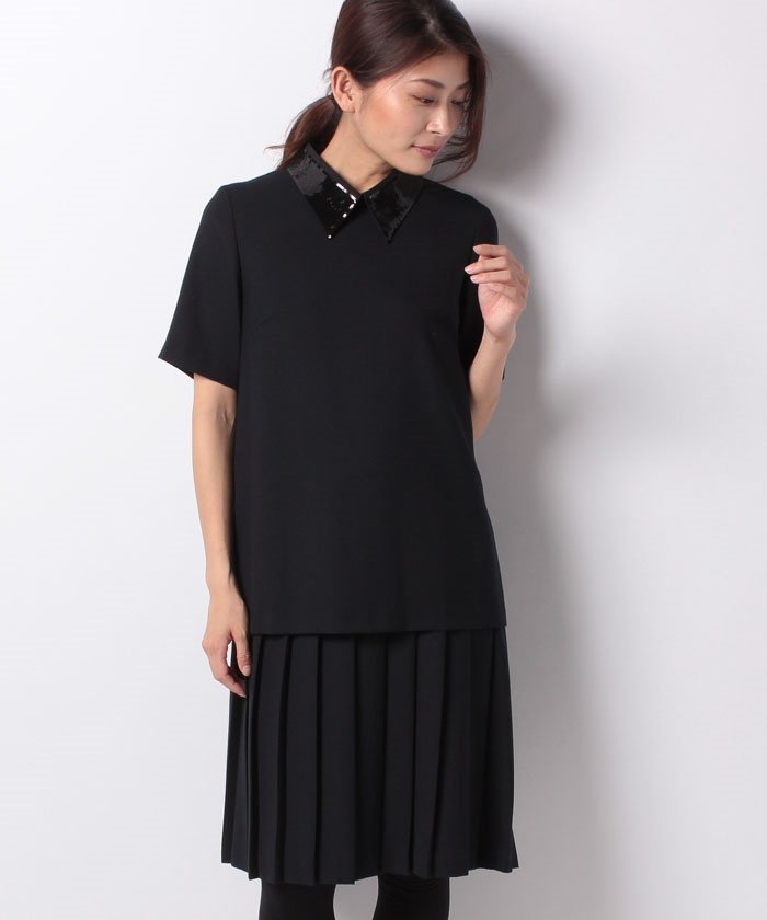 セール Loulou Willoughby スパンコール衿付プリーツワンピース アルアバイル Allureville Magaseek セール Loulou Willoughby スパンコール衿付プリーツワンピース アルアバイル Allureville Magaseek