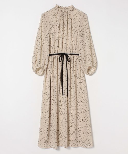 セール Loulou Willoughby ドットギャザースリーブワンピース アルアバイル Allureville Magaseek