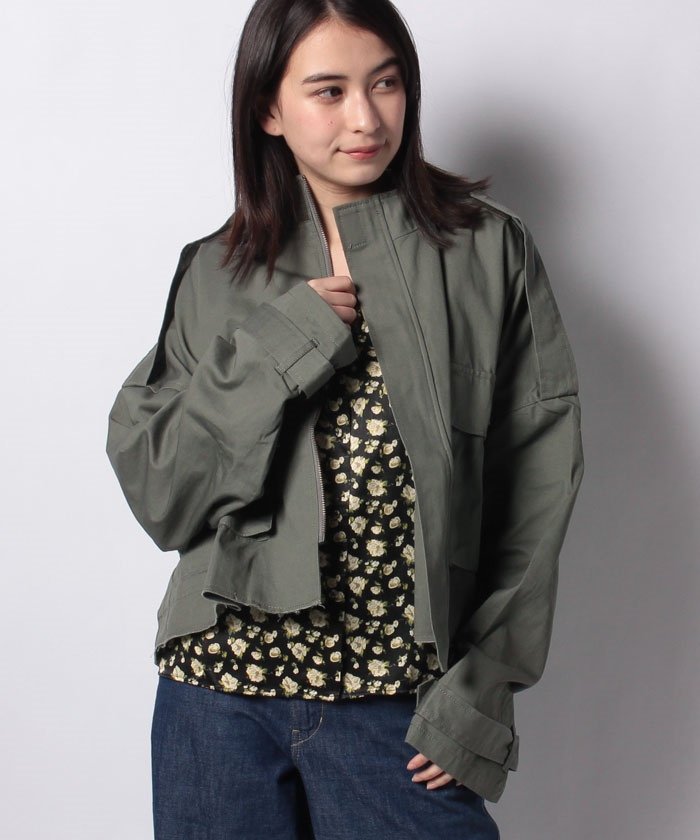 セール E Hyphen World Gallery イーハイフンワールドギャラリー ミリタリールーズジャケット Offprice Ec Offprice Ec Magaseek