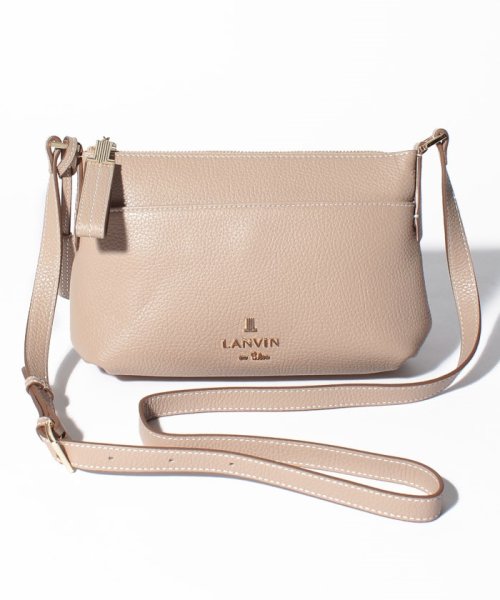 LANVIN en Bleu(BAG)(ランバンオンブルー（バッグ）)/ソフィー ショルダーバッグ（横）/トープ