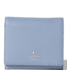 LANVIN en Bleu(BAG)(ランバンオンブルー（バッグ）)/メラニー 二つ折りBOX財布/ペールブルー