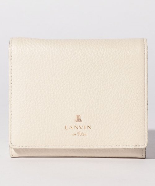 LANVIN en Bleu(BAG)(ランバンオンブルー（バッグ）)/メラニー 二つ折りBOX財布/ホワイト