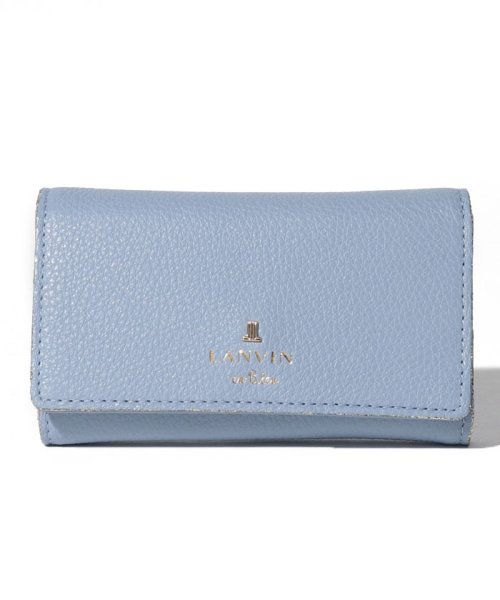 LANVIN en Bleu(BAG)(ランバンオンブルー（バッグ）)/メラニー キーリング付きキーケース/ペールブルー