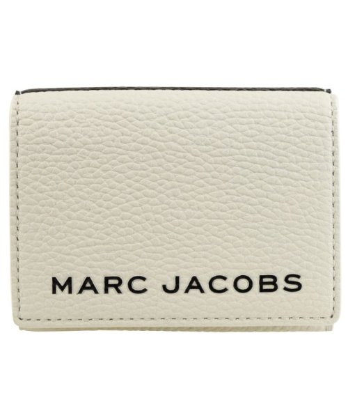  Marc Jacobs(マークジェイコブス)/【MARC JACOBS(マークジェイコブス)】MarcJacobs THE BOLD COLORBLOCKED M TRIFOLD/ブラック×ホワイト