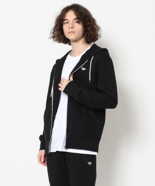 RoyalFlash(ロイヤルフラッシュ)/MAISON KITSUNE/メゾン キツネ/TRICOLOR FOX PATCH HOODIE/BLACK