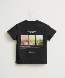 ROPE' PICNIC　KIDS(ロぺピクニックキッズ)/【KIDS】バックプリント半袖Tシャツ/ブラック（01）