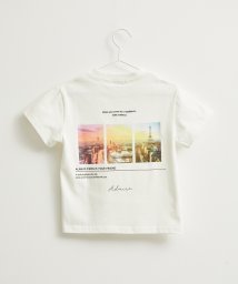 ROPE' PICNIC　KIDS(ロぺピクニックキッズ)/【KIDS】バックプリント半袖Tシャツ/ホワイト（10）