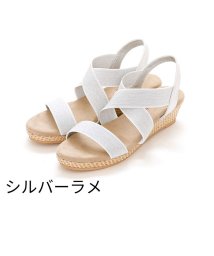 minky me!/柔らかウェッジソール＆ふかふかクッション4.5cmゴムフィットサンダル/502958364