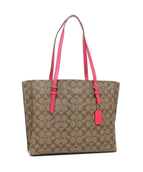 コーチ トートバッグ アウトレット シグネチャー ベージュ ピンク レディース Coach 1665 Imqou コーチ Coach Magaseek