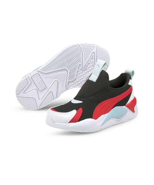 PUMA(PUMA)/キッズ RS－X3 スリッポン PS スニーカー 17－21cm/PUMABLACK-POPPYRED