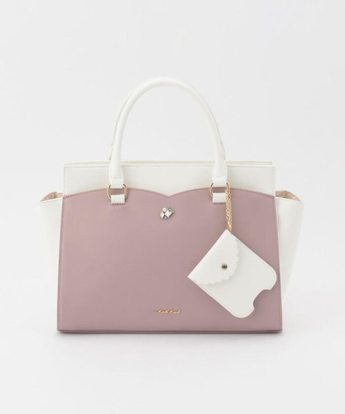 セール バイカラージェルケースミドルトートバッグ ミッシュマッシュ Misch Masch Magaseek