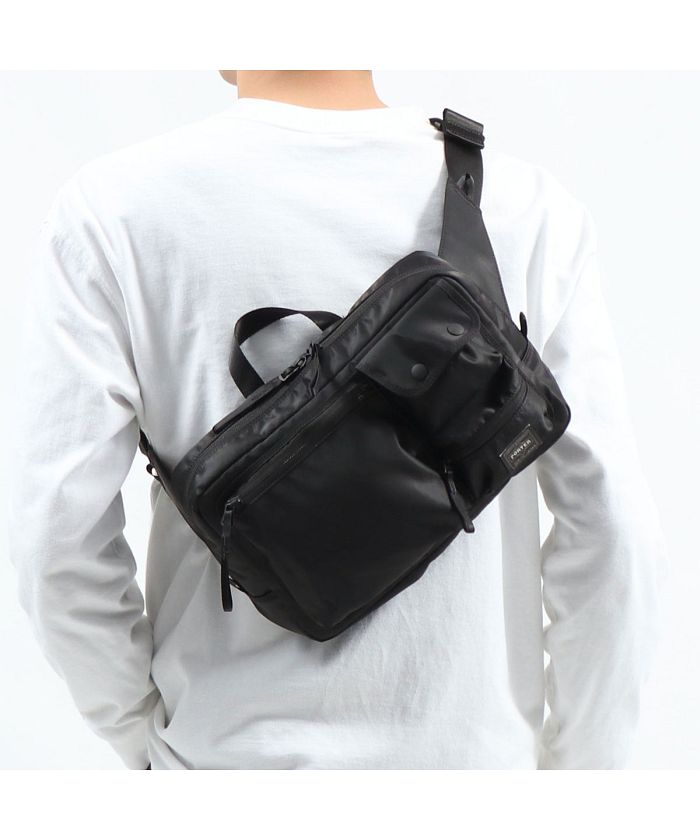 ポーター コンパート ウエストバッグ 538－16167 ボディバッグ 吉田カバン PORTER COMPART WAIST BAG