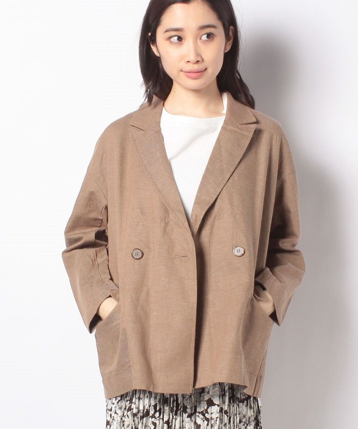 リネン ジャケット レディースジャケット アウター 通販 人気ランキング 価格 Com