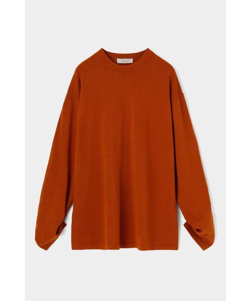 moussy(マウジー)/BASIC LONG SLEEVE ニット/BRN