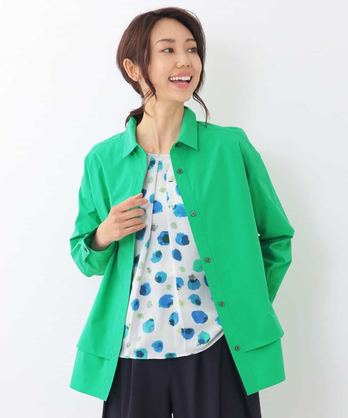 セール 洗濯機で洗える オーバーサイズボタンダウンシャツ ヒロコビス Hiroko Bis Magaseek