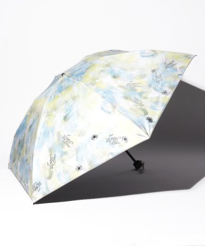 LANVIN en Bleu（ランバン オン ブルー）晴雨兼用折りたたみ日傘　箔