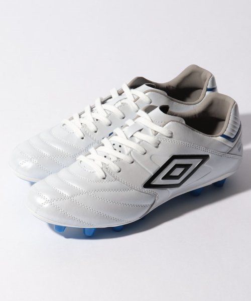 umbro(アンブロ)/アクセレイター　SL WIDE HG 　｜スパイク｜合成皮革｜ワイド幅広【アウトレット】/ホワイト系