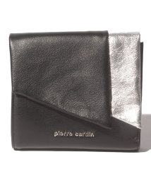 pierre cardin(ピエールカルダン（バッグ）)/リュヌ フラップ二つ折り財布/ブラック