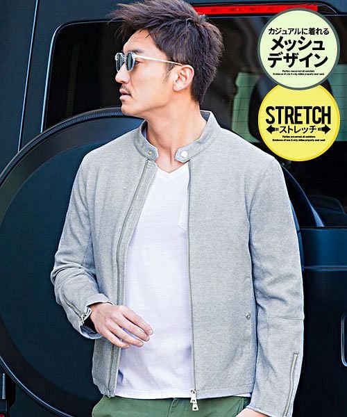 Cavaria ジップアップシングルライダースジャケット メンズ シングル 薄手 ダブルジップ カジュアル 黒 白 紺 春 キャバリア Cavaria Magaseek Cavaria ジップアップシングルライダースジャケット メンズ シングル 薄手 ダブルジップ カジュアル 黒 白 紺 春 キャバリア Cavaria Magaseek