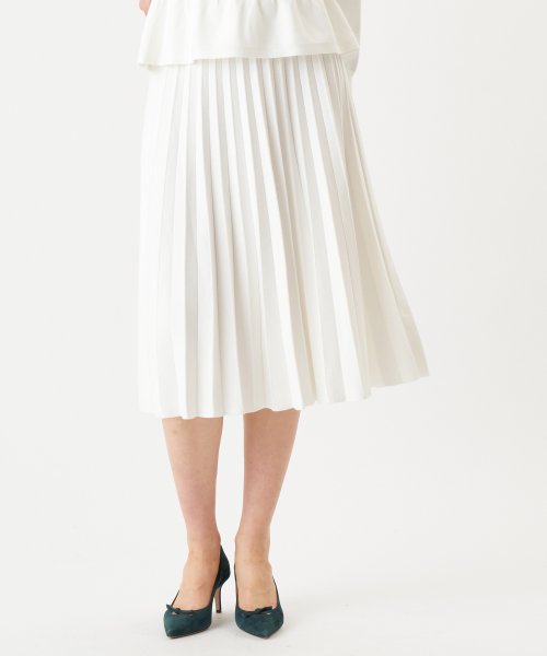 ランダムタックニットプリーツスカート アナイ Anayi Magaseek