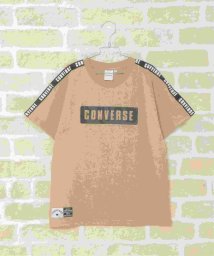 ikka kids(イッカ　キッズ)/【キッズ】CONVERSE 肩テープTシャツ(130〜160cm)/ベージュ