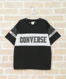 ikka kids(イッカ　キッズ)/【キッズ】CONVERSE 肩メッシュTシャツ(130〜160cm)/ブラック