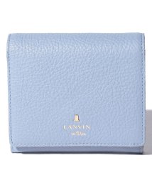 LANVIN en Bleu(BAG)(ランバンオンブルー（バッグ）)/メラニー BOX小銭入れレザー２つ折り財布/ペールブルー