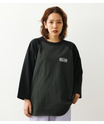 RODEO CROWNS WIDE BOWL(ロデオクラウンズワイドボウル)/IDEALANDラグランL／S Tシャツ/CGRY