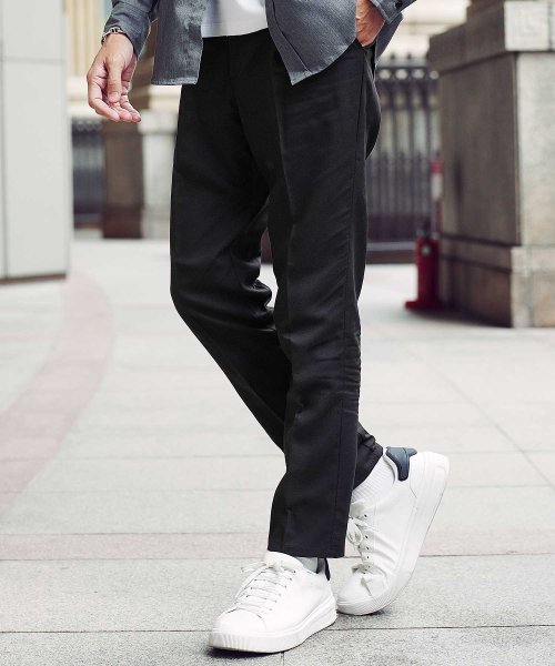 セール タックテーラードパンツ ジョガー メンズ セットアップ ボトムス ズボン ストレッチ テレワーク ジギーズショップ Jiggys Shop Magaseek