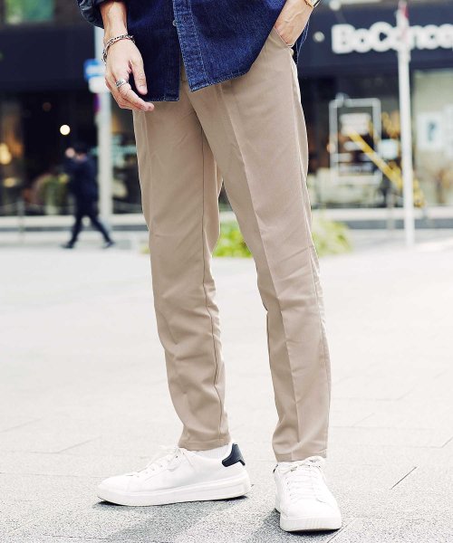 セール タックテーラードパンツ ジョガー メンズ セットアップ ボトムス ズボン ストレッチ テレワーク ジギーズショップ Jiggys Shop Magaseek