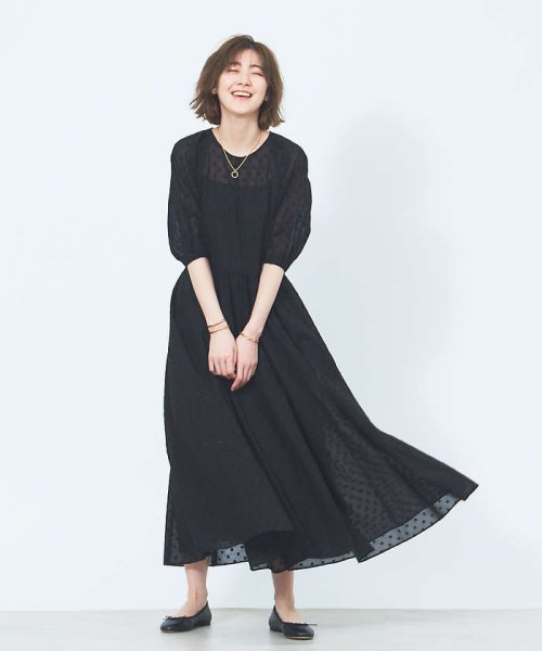 セール 40 Off ドットオーガンジーワンピース ルージュヴィフラクレ Rouge Vif La Cle Magaseek