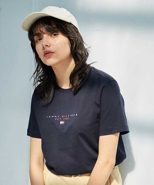セール オンライン限定 ロゴtシャツ トミーヒルフィガー Tommy Hilfiger Magaseek