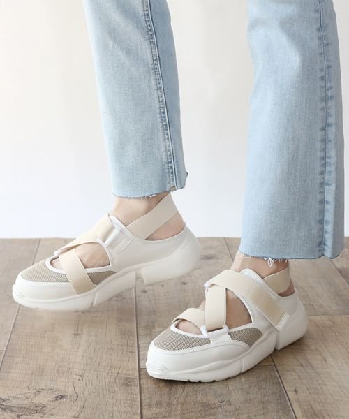 ソックス スニーカー ベージュ サンダル ミュールの人気商品 通販 価格比較 価格 Com