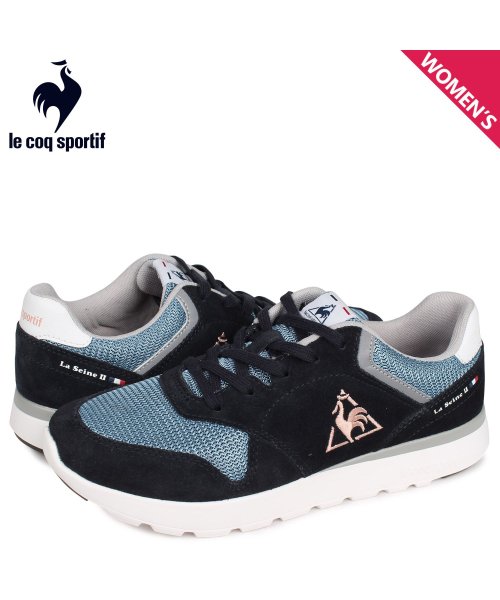 ルコック スポルティフ Le Coq Sportif セーヌ ワイド スニーカー レディース La Seine 2 Wide ブラック 黒 Ql3rjc05bp ルコックスポルティフ Lecoqsportif Magaseek