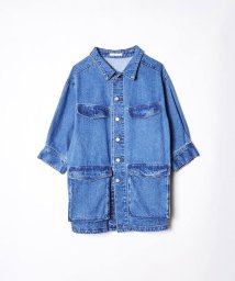 REDYAZEL(レディアゼル)/ビッグシルエットデニムシャツジャケット/ブルー