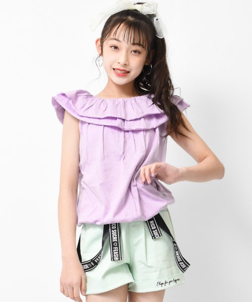 セール オフショルダーフリルtシャツ リコ シュクレ Rico Sucre Magaseek