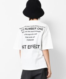 RAT EFFECT/バックナロープリントビッグTシャツ/503901848