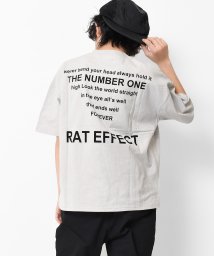 RAT EFFECT/バックナロープリントビッグTシャツ/503901848