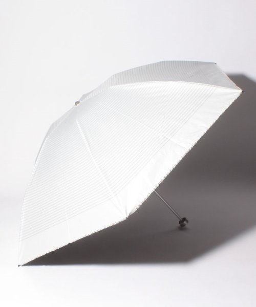 MACKINTOSH PHILOSOPHY(umbrella)(マッキントッシュフィロソフィー（傘）)/MACKINTOSH PHILOSOPHY 晴雨兼用折りたたみ傘 "ボーダー"/ライトグレー