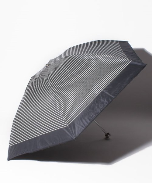 MACKINTOSH PHILOSOPHY(umbrella)(マッキントッシュフィロソフィー（傘）)/MACKINTOSH PHILOSOPHY 晴雨兼用折りたたみ傘 "ボーダー"/ネイビーブルー
