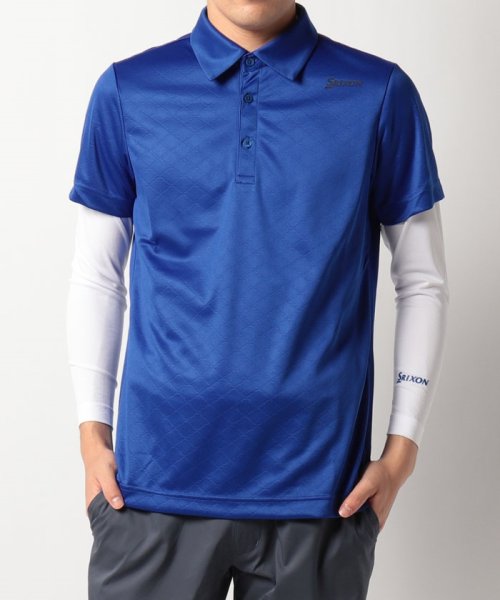 セール クロスエンボス半袖シャツ 長袖インナー付 アウトレット スリクソン Srixon Magaseek