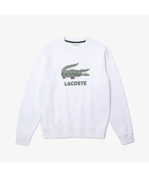 LACOSTE Mens(ラコステ　メンズ)/クラックワニロゴクルーネックスウェット/ホワイト