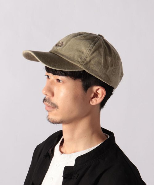 GLOSTER(GLOSTER)/【FRUIT OF THE LOOM / フルーツオブザルーム】LOGO PIGMENT LOW CAP/ピグメントローキャップ/ベージュ