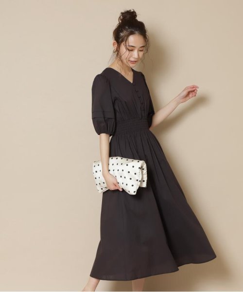 コットンローンタックパフスリーブワンピース S Size Line エヌナチュラルビューティベーシック N Natural Beauty Basic Magaseek